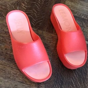 Lemon jelly trendy sandals